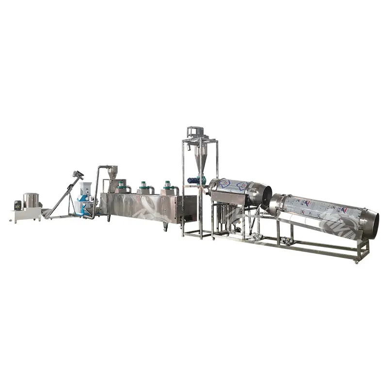 Ražošanas līnija zivju barības pagatavošanai